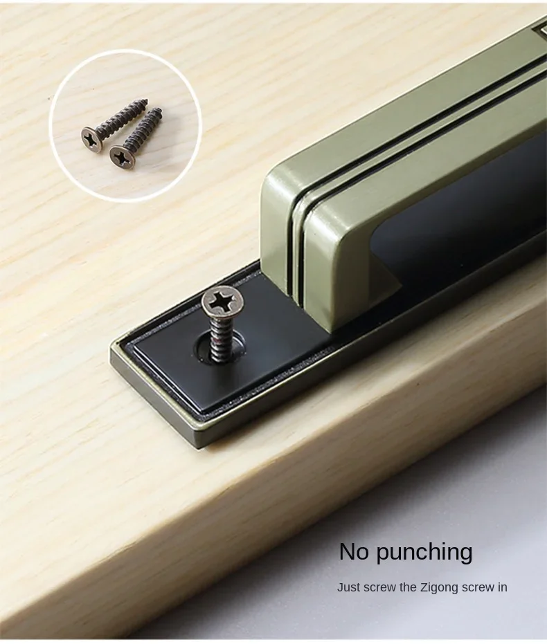 Description Picture 4 of itemNew Chinese Style Cabinet Pulls Zinc Alloy Furniture Handles Thickened Window and Drawer Knods Kitchen Cupboard Handles Hardware