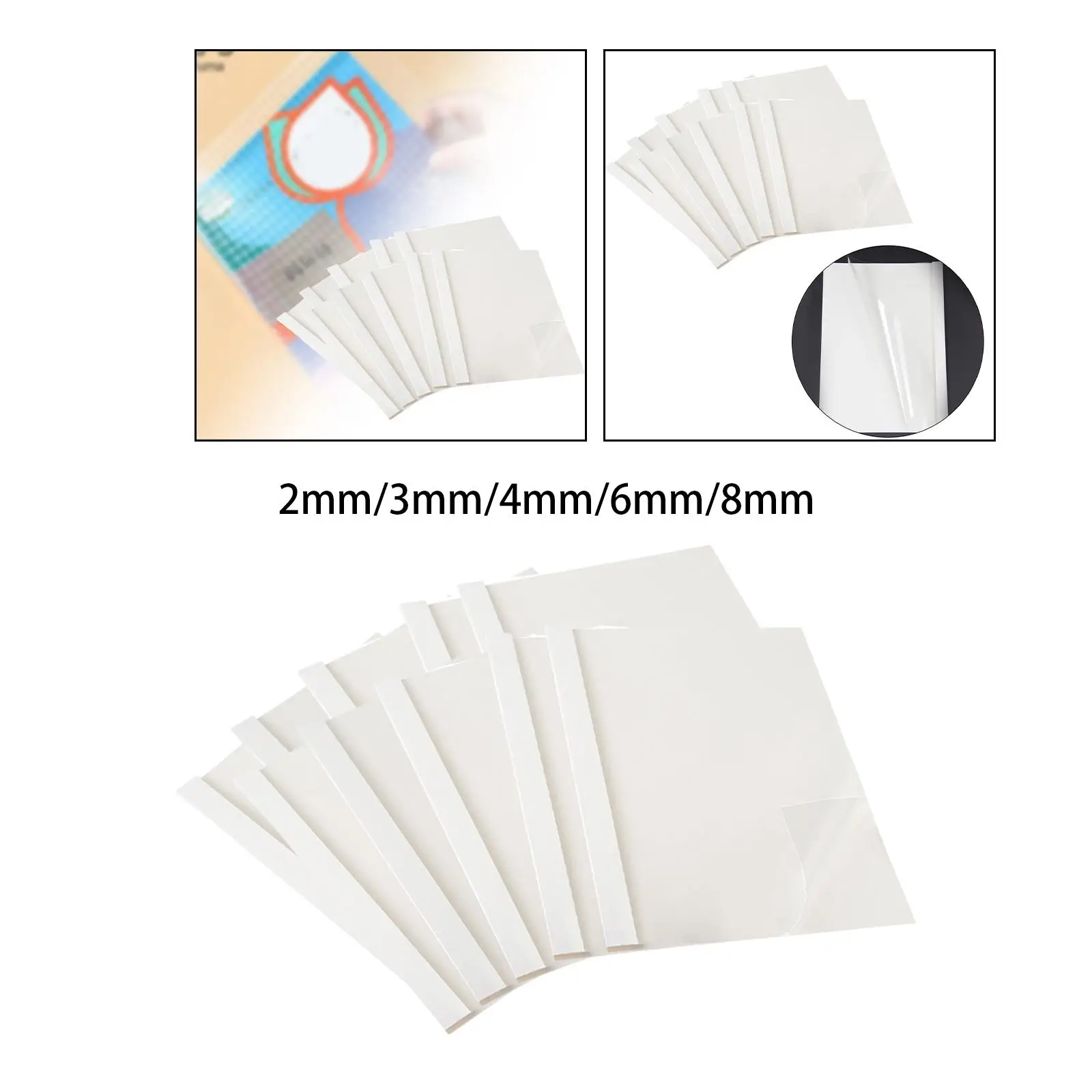 10 Pieces Thermal Binding Covers A4 Thermal Binding Storage File File Holder Covers for Business Contract Office Home Documents