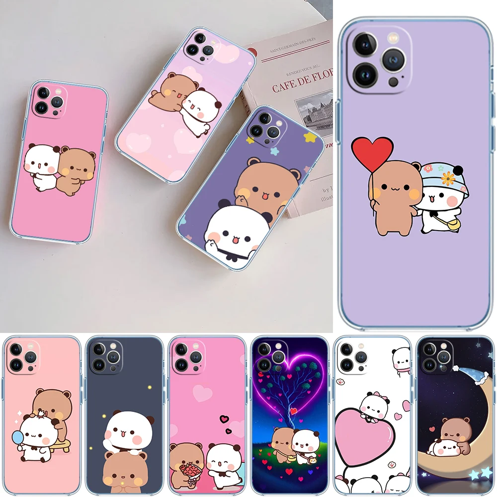 Transparent Protective Phone Case with BUBU DUDU Design