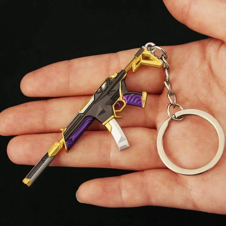 thumbnail image 1 of Llavero con arma Valorant Reaver Karambit Vandal Prime Champions Skins Espada samurái Navaja de bolsillo Modelo de arma Regalos Juguetes para niños, 1 of 5