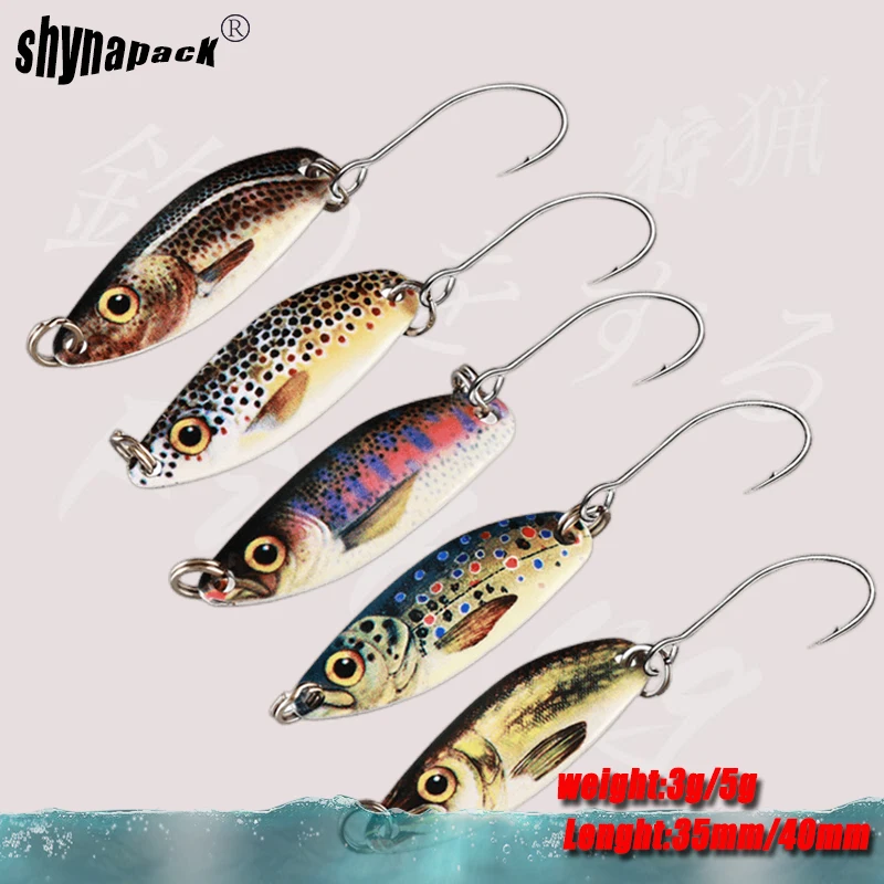 3g 5g Metal Spinner Lure casting Spoon Set ultralight freshwater brass metal bait trout pike bass lake spinning pesca Hard Bait fishing sequin bait rotating spinner spoon fishing lure metal sequins bait wobbler pesca tackle for bass trout perch pike