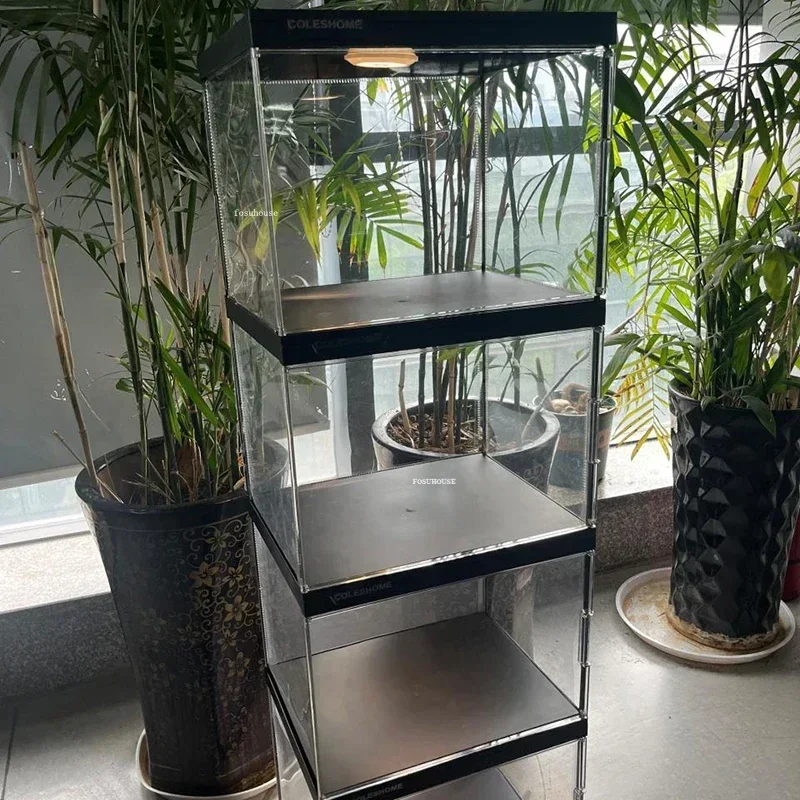 Commercial Storage Wine Cabinets Bar Display Shelf Transparent Acrylic Bar Cabinets Living Room Against The Wall Display Cabinet