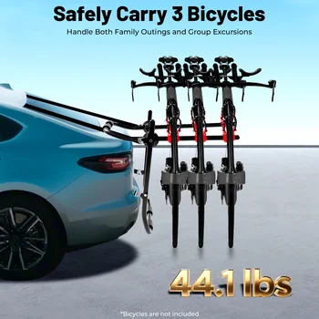 3-Bike Trunk Mount Rack 1