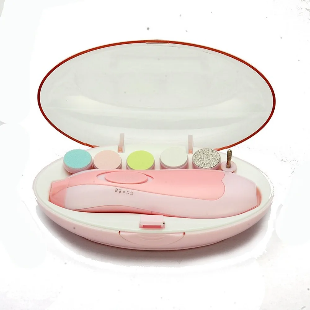 Portable Electric Safe Nail Clipper Cutter Baby Trimmer Manicure Pedicure Clipper Scissors Kids Infant Baby Cutter Nail Care