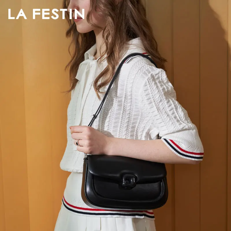 

LA FESTIN Original Brand Women Bag 2023 New Leather Bag Fashion Shoulder Bag Crossboby Bag Luxury Designer Bag