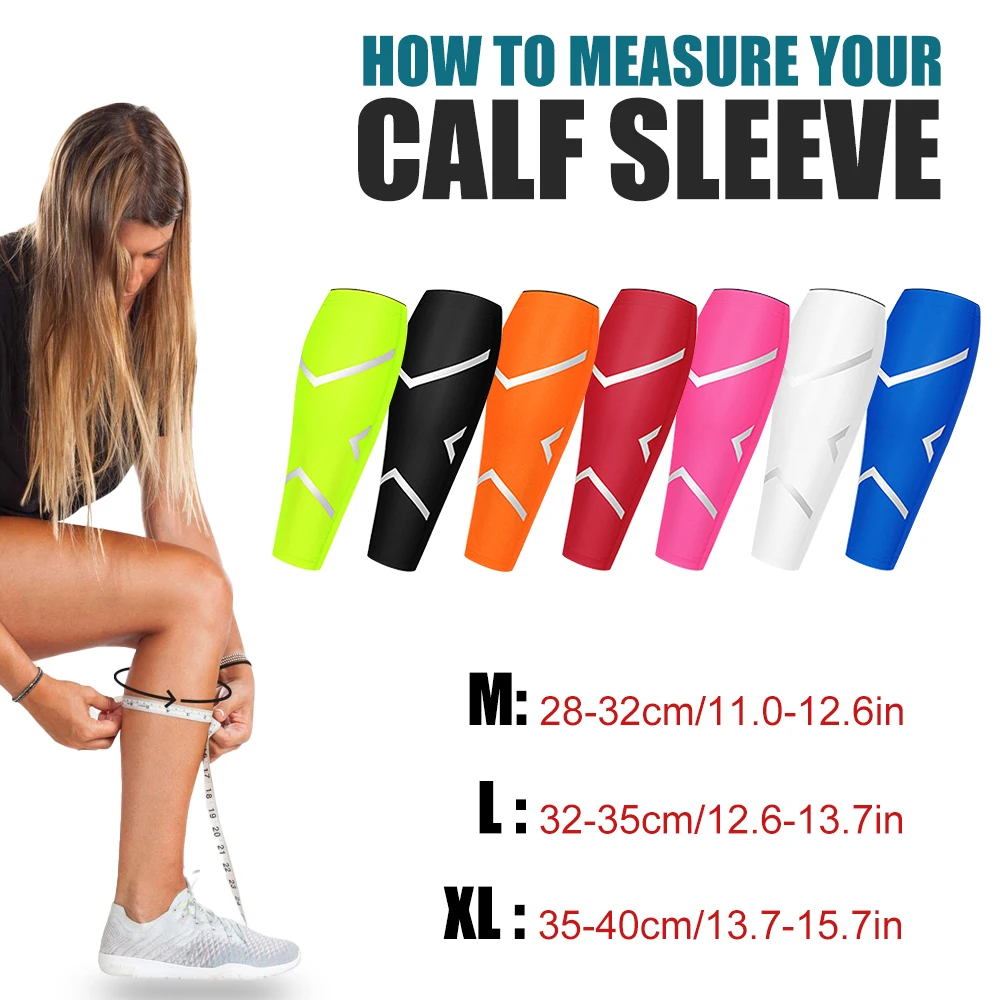 Sports Shin Guard Calf Compression Sleeves Leg Shin Compression Sleeves for Runners Cyclist Splint Blood Circulation 1Piece