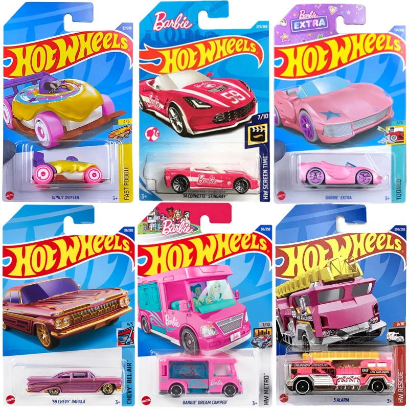 Hot Wheels Pink Series Barbie Extra Barbie Dream Camper 164 Metro Die