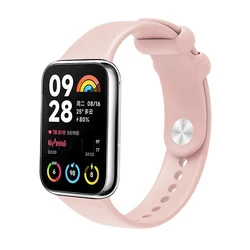 Silicone Sport Watch Band - Versatile Smartwatch Accessory in Original Design - Xiaomi 8 Pro (Soft pink 14)
