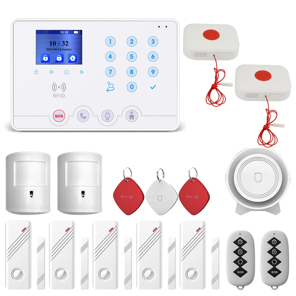 Smartlife 4G WIFI Tuya GSM hub Alarm home security alarm system