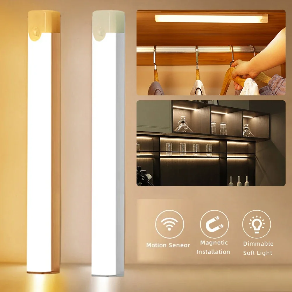 LED Night Light LED Motion Sensor Light Motion Sensor Light Motion Sensor Lights Wireless LED Night Light Motion Sensor Light Closet Night Lamp For Kitchen Bedroom Detector Cabinet Staircase Backlight