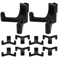5/10Pcs Shed Tool Hook ABS Garage Tool Organizer Shovel Tool Compatible with 60118/60127/60138 Hanger Hook Shed Utility Hook 1
