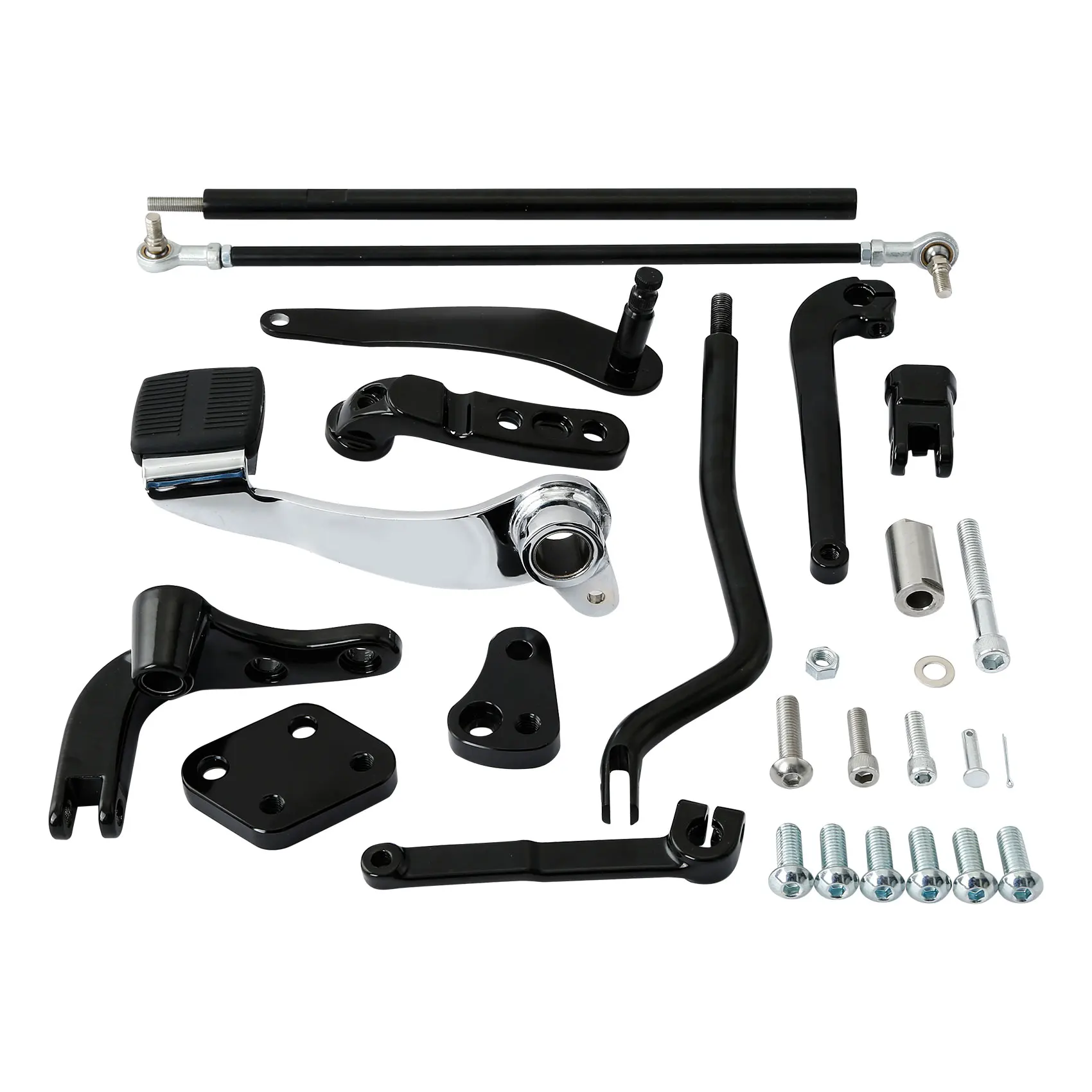 Standard Forward Controls For Harley Dyna Street Fat Bob Low Rider 2006-2017 - TCMT Aluminum/Iron - View #2