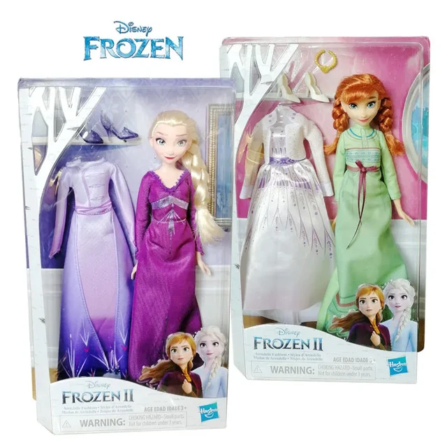 Disney 30CM Frozen 2 Elsa Anna Princess Action Figure Toys Cute Collection  Model Dolls Christmas New Year Gift for Children - AliExpress