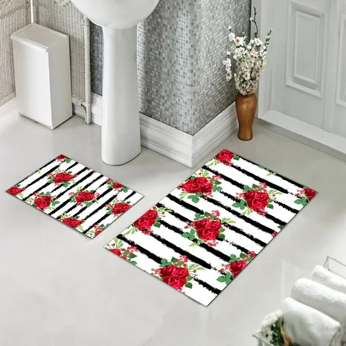 

Halıforum Bath Mat Dual Toilet Seat Pad Non-Slip Bottom Bhs-397