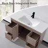 48 Inch Bathroom Vanity with Sink Combo Set, Undermount Rock Plate Basin W/Wood Cabinet, Soft Closing Cabinet Door & Drawers 4