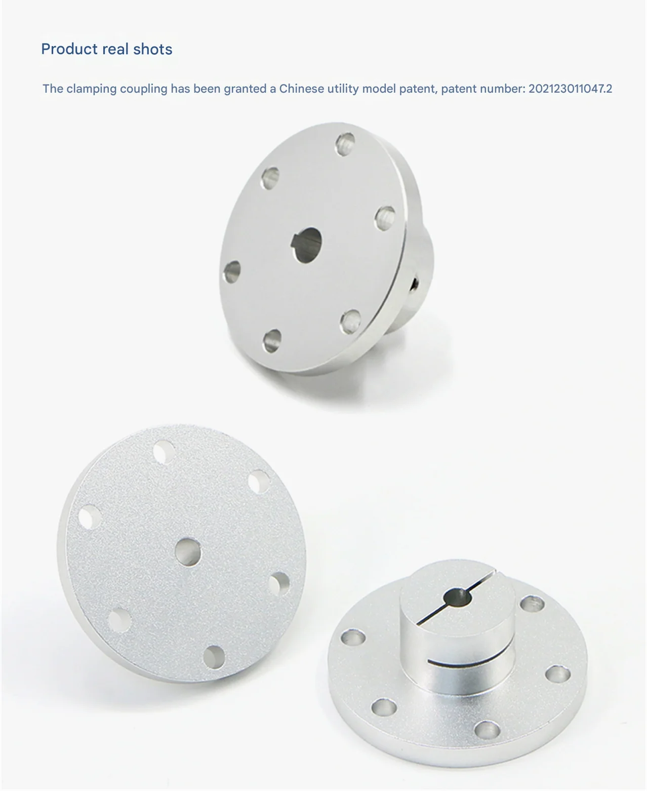 WHEELTEC High-Torque Flange Coupling, High-Precision CNC Machining