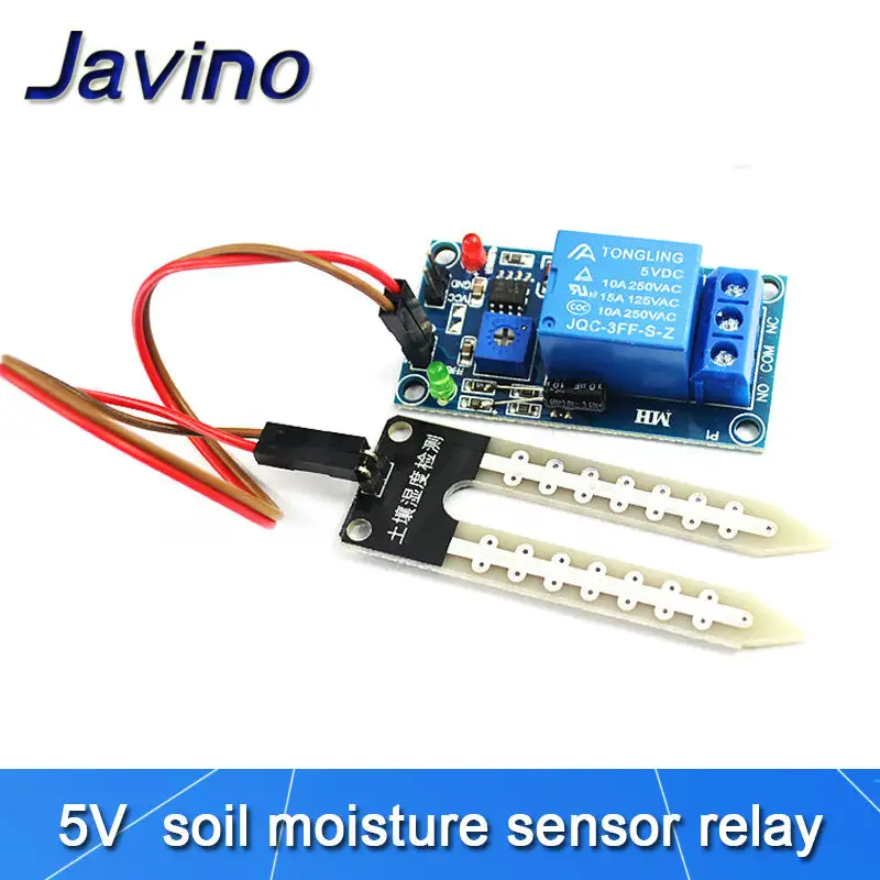 Capacitive Soil Moisture Sensor Module/ Soil Humidity Digital Display Relay Control Module Automatic Watering For Arduino image 8
