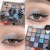 DIKALU Black Honey Eyeshadow Tray Matte Pearl Glitter Earth Multicolor Smoky Blush 2