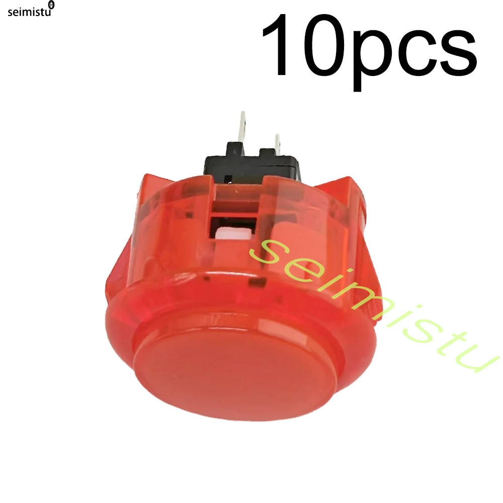 10pcs Durable Clear Push Button Set for Multicade Video Game Consoles