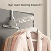Portable Foldable Travel Hanger Folding Clothes Drying Rack Travel Hangers Hanging Rack with 5 Holes for Hotel Camping Travel 2