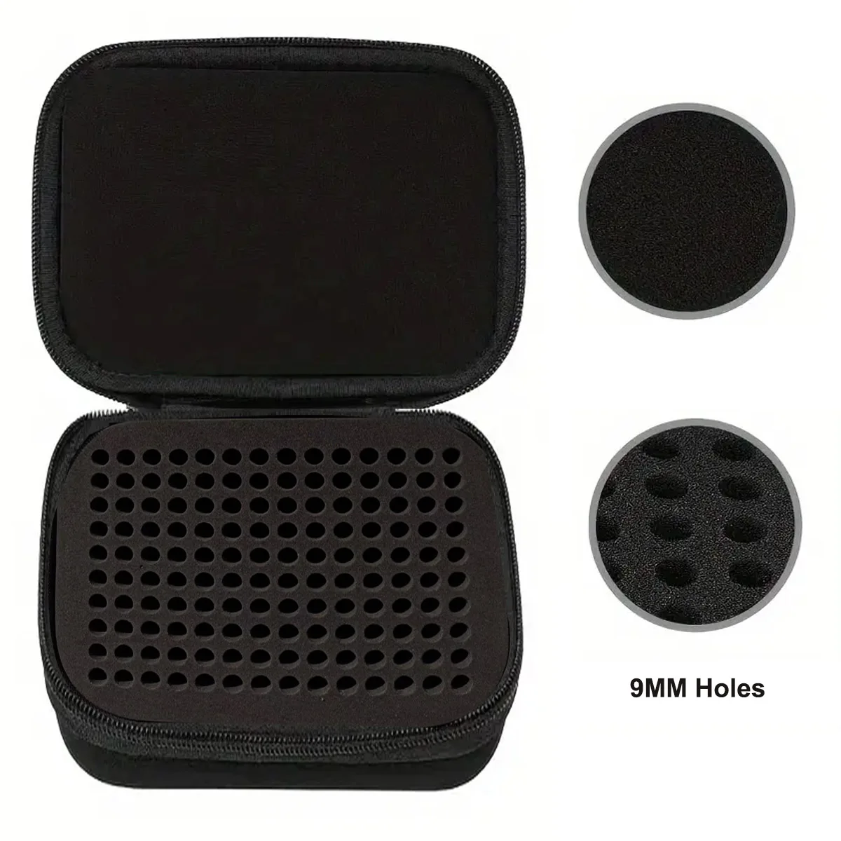 Sturdy Material Ammo Case Tactical Magazine Storage Bag Lock Double Layer Ammo Storage Box Compatible with 9mm Luger