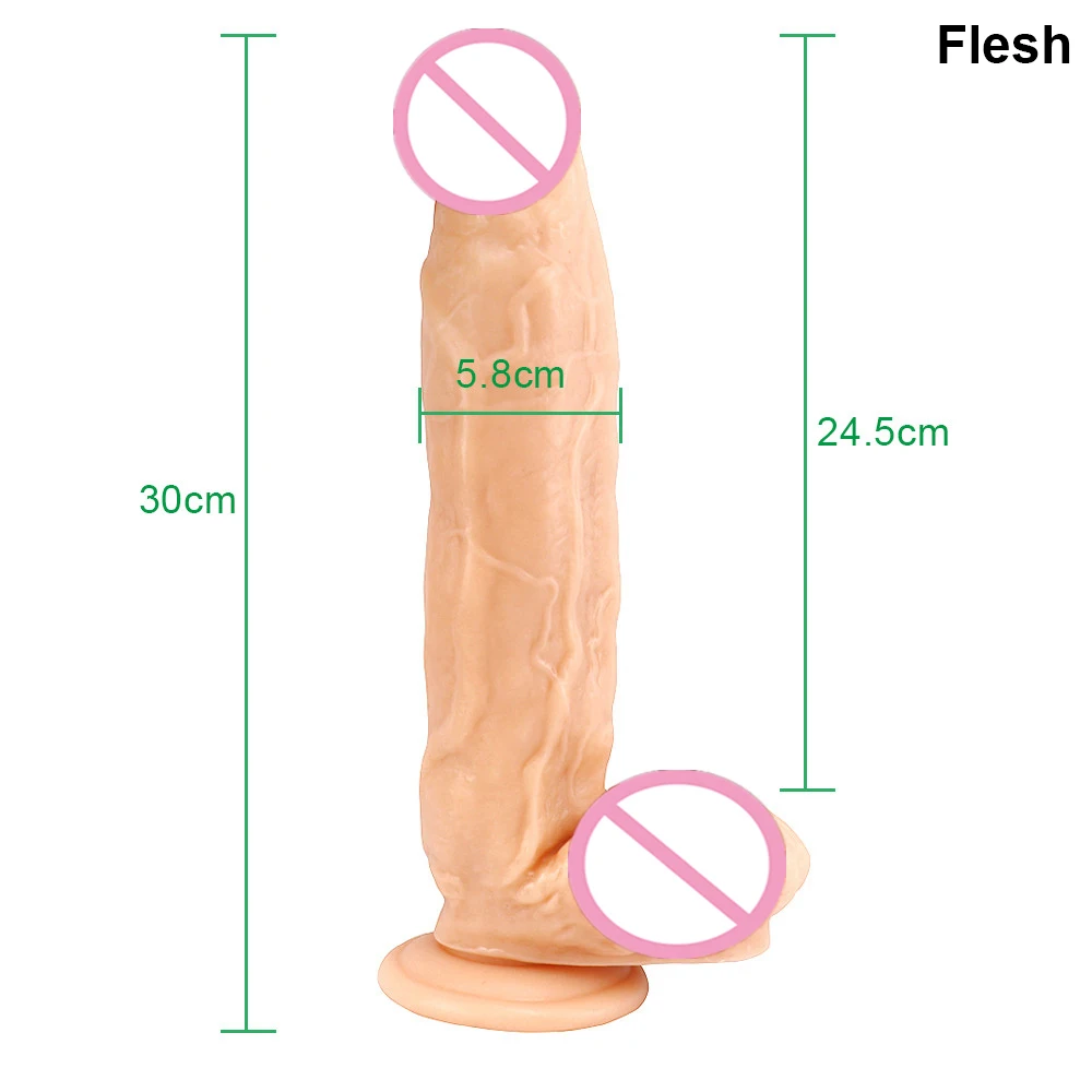 12inch 30cm Huge Dildo With Strapon Suction Cup Realistic Big Penis Female Masturbator Vagina Dick Shop Adult Anal Sex Toys Cock sex toys