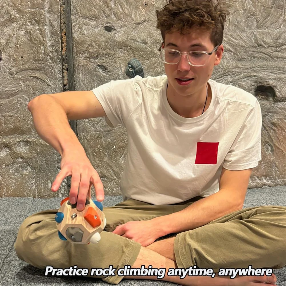 Handcrafted Boulder Block Climbing Training Ball Handmade Giant Stones Enhance Strength Precision Ornament Climbing Holds Gifts