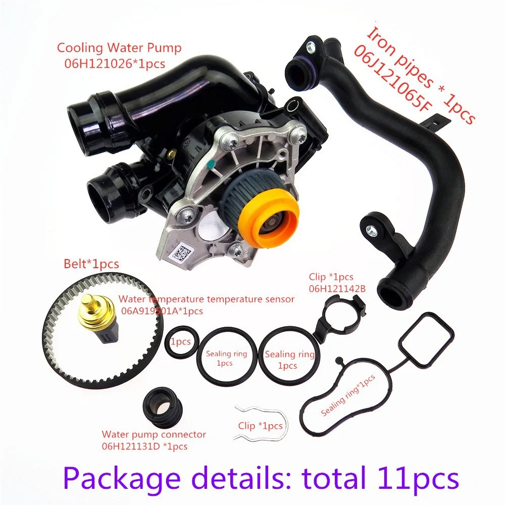 SCJYRXS EA888 Cooling Water Pump Belt Thermostat Washer Combination