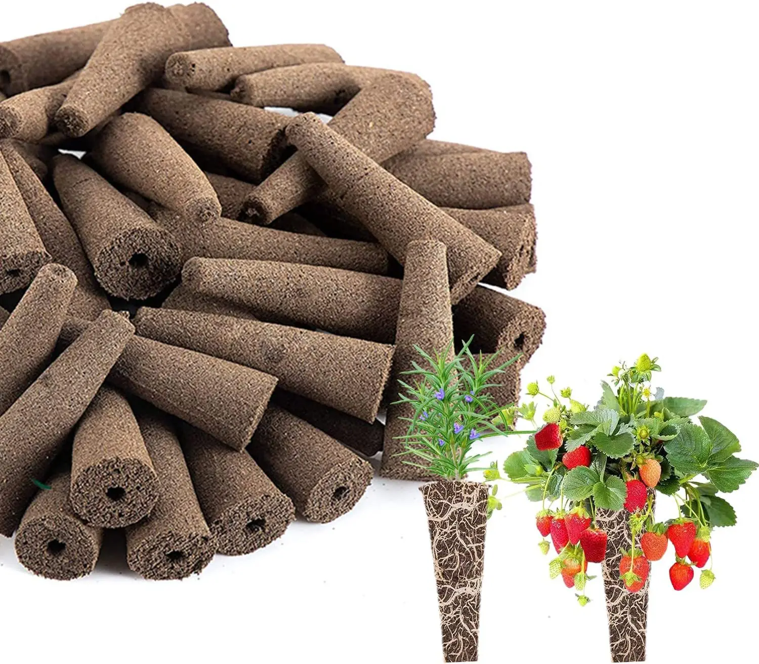 50Pcs Seed Grow Spugne Di Ricambio Spugne Per La Crescita Delle Radici Tappi Di Avviamento Per Piantine Semi Di Avviamento Pod Idroponica Piantagione 