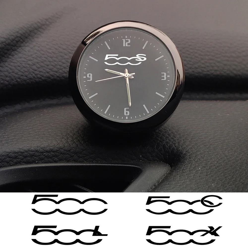AutoOrnamentCarClockWatchQuartzClocksForFiat500500L500S