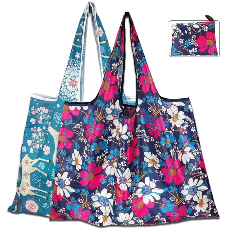 Reusable Shopping Bags Foldable Tote Bag Grocery Bag