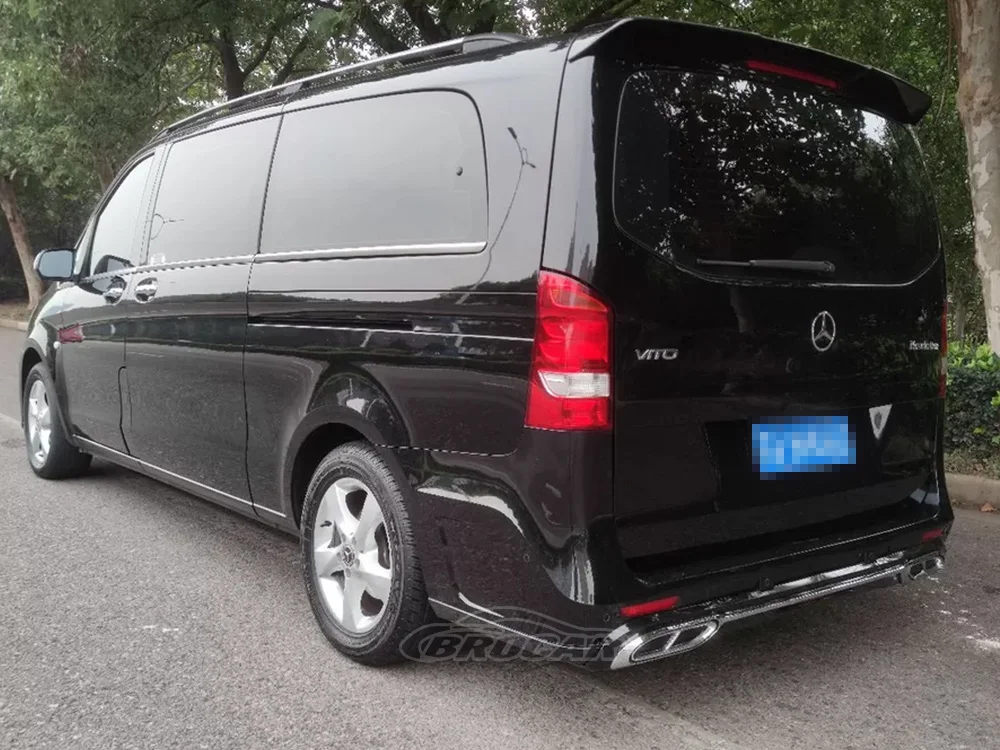 Mercedes Vito Zubehör Heckspoiler Für Mercedes (2014-2024) - ABS, Schwarz Vito W447