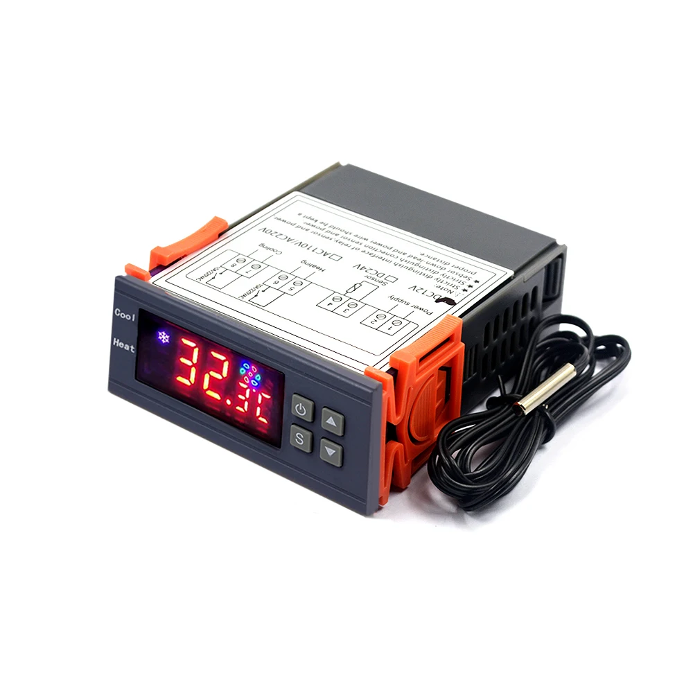 STC-3000 12V 24V 220V 디지털 온도 조절기 온도 컨트롤러 온도계 센서 습도계