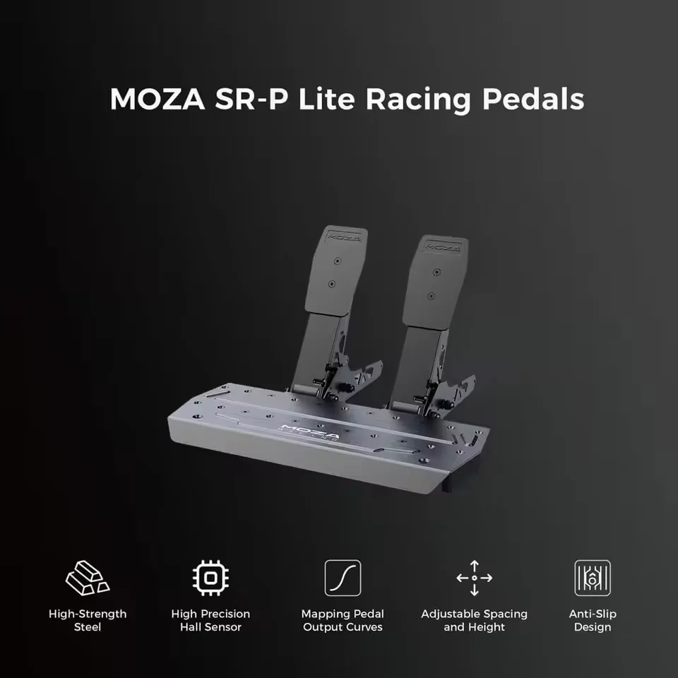 MOZA R5 Racing Simulator Gaming Steering Wheel Servo Direct Drive Base Gaming Steering Wheel Pressure Pedal Equipment