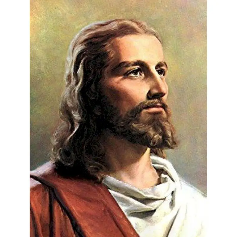 thumbnail image 1 of CHENISTORY-pintura de diamante 5d de Jesús, bordado de diamantes cuadrado/redondo, mosaico de figuras religiosas de Dios, imágenes artesanales creativas, 1 of 5