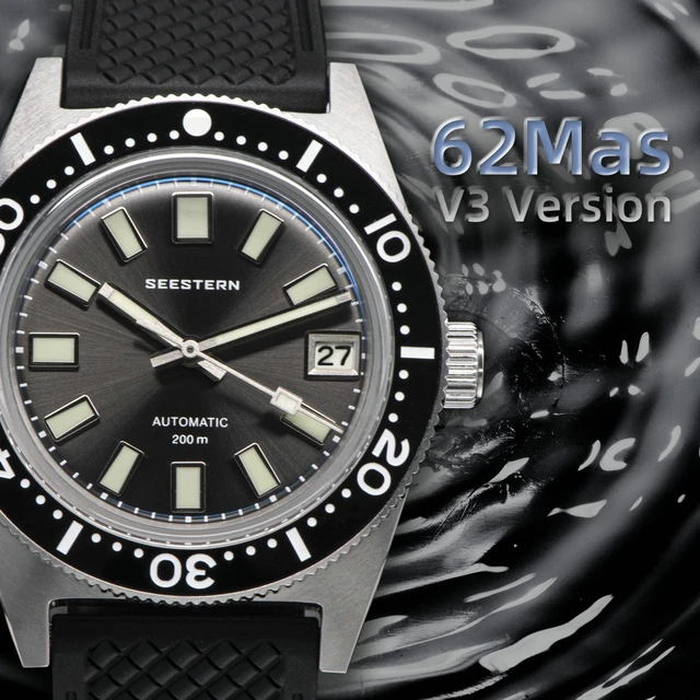 Men's Automatic Watches 37mm | Mechanical Wristwatch | Seestern 62mas Watch  - 62mas - Aliexpress