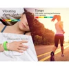 LED Digital Smart Bracelet Monitor Thermometer Vibration Alarm Wristband Smart Bracelet Waterproof Smartband for Student 6