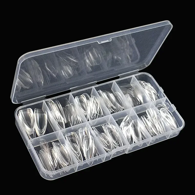 Transparent ABS Nail Extension Tips for DIY Nail Art