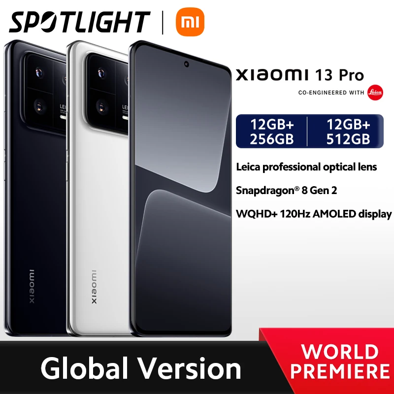Xiaomi 13 Pro 5G versión Global, Smartphone con cámara Leica...