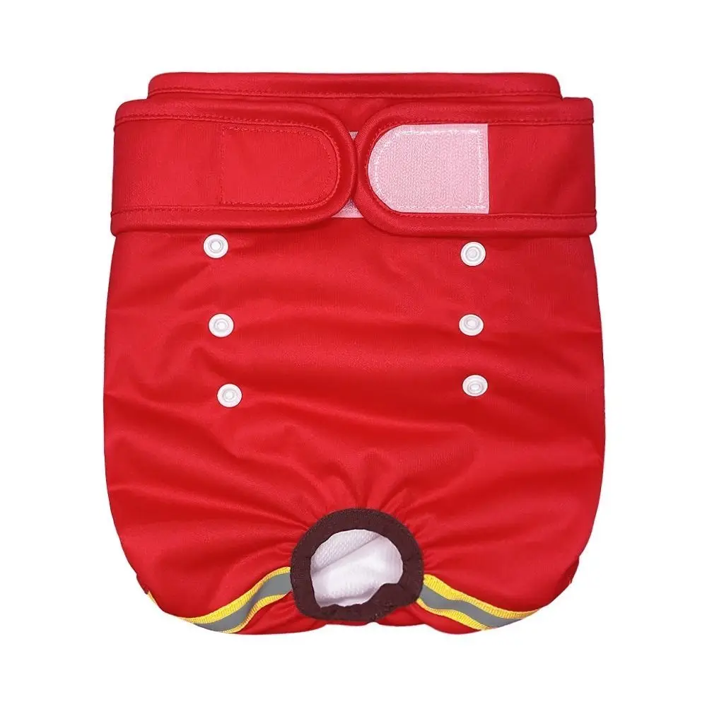 Breathable Dog Physiological Pants Highly Absorbent Adjustable Female Pet Diapers Leakproof Snaps Belly Pets Panties Diapers