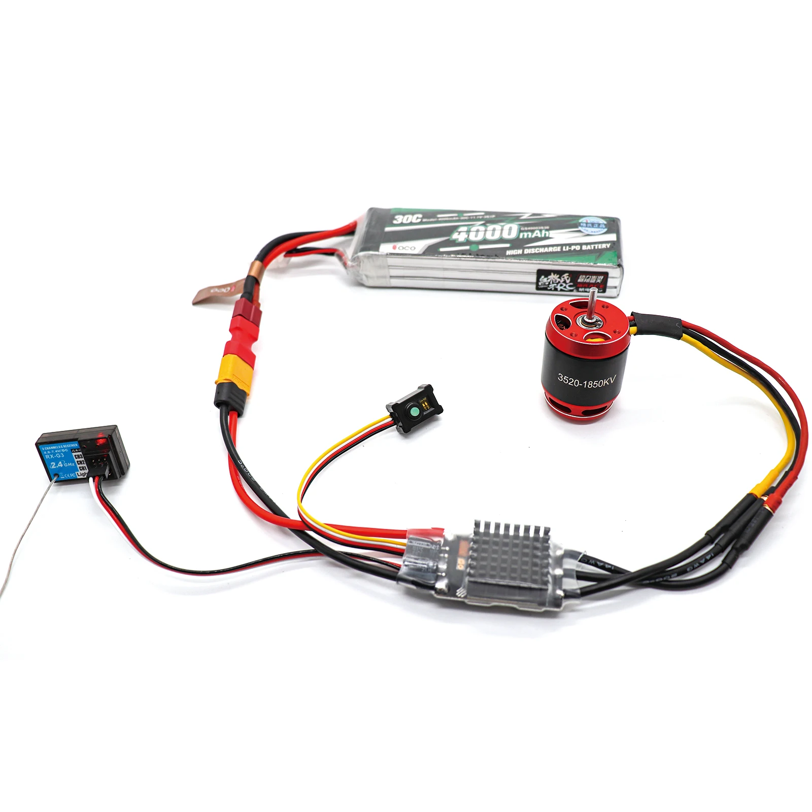 ESC RC AM32 ũѷ ESC  ý 귯ø  ޺ RM-S20 ޺ 80A ESC, RC ڵ  SCX10 Traxxas TRX-4 TRX-6