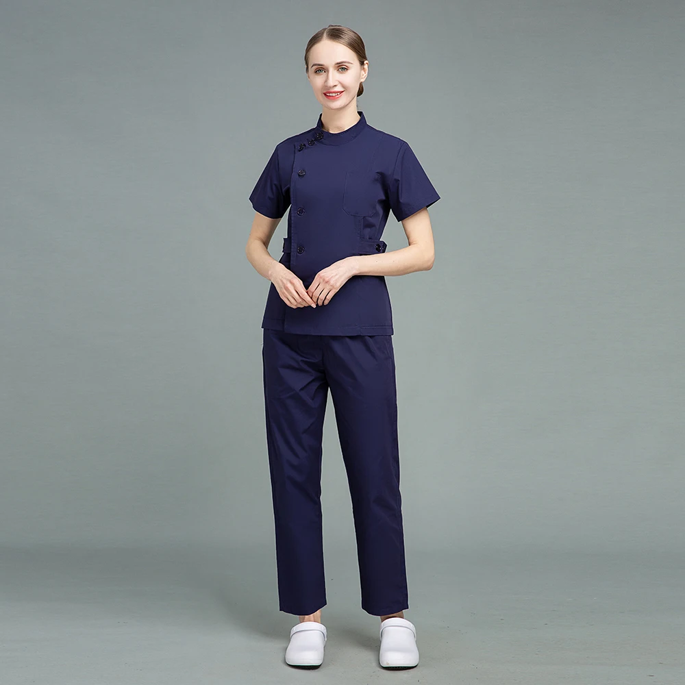 

Unisex Pet Grooming Clinic Nursing Clothes Workwear Womens Scrub Sets Tooth Health Check Work Uniform Medical Doctor Suits