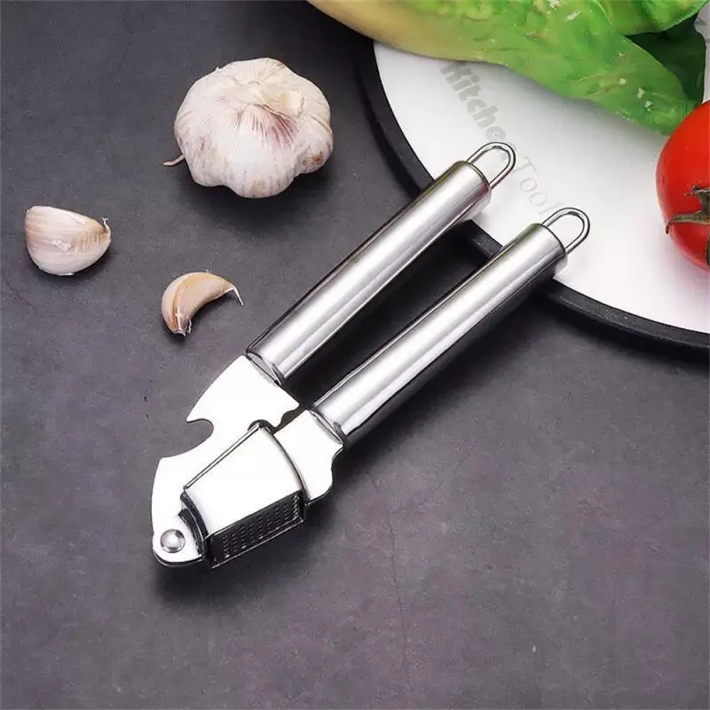 Garlic Press Mincer Stainless Steel Multifunction Crusher Kitchen Cooking  Ginger Squeezer Masher Handheld Ginger Mincer Tools - AliExpress