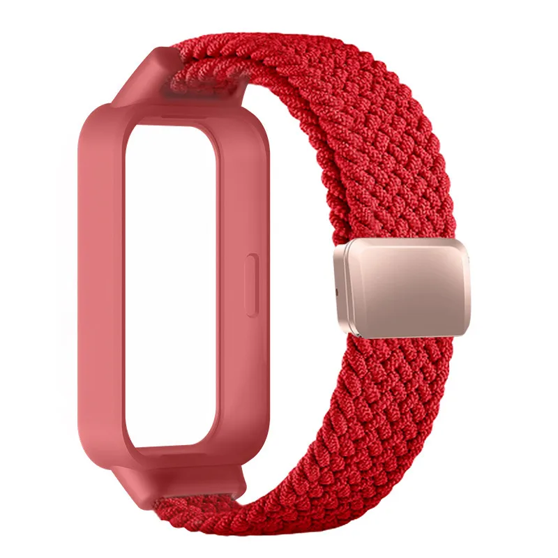 Braided Nylon Sports Strap with Magnetic Case Cover