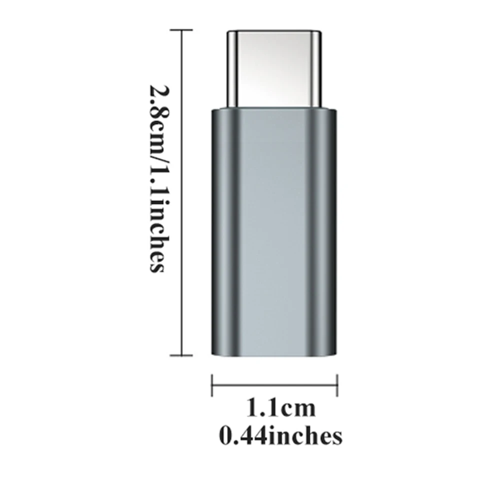 아이폰 16/15 시리즈, iOS 삼성용 라이트닝 to USB C 어댑터 2개입, 충전 및 데이터 동기화 타입 C 커넥터, 젠더 체인저