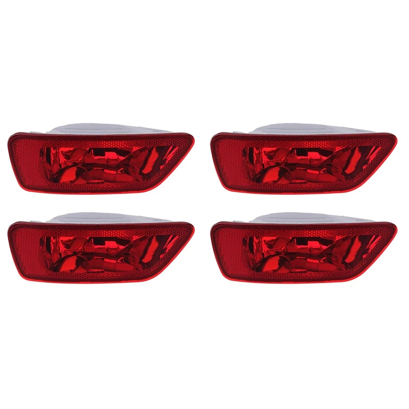 

4X Rear Left Fog Lamp For Dodge Journey,Jeep Compass Grand Cherokee 11-16 Tail Bumper Lamp Fog Lights Rear Bumper Light