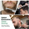 New Type1/2PCS Portable Steel Combs Folding Pocket Beard Combs For Men Oil Head Hair Styling Comb Salon Barber Tools For Haircut 4