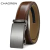New Mens Leather Belt Automatic Genuine Leather Belts Belt Male Leisure Fashion Ratchet Belts for Men Pants Waistband Ремень