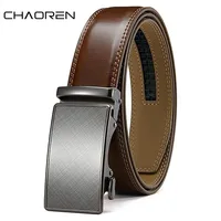 New Mens Leather Belt  Automatic Genuine Leather Belts Belt Male Leisure Fashion Ratchet Belts for Men Pants Waistband Ремень