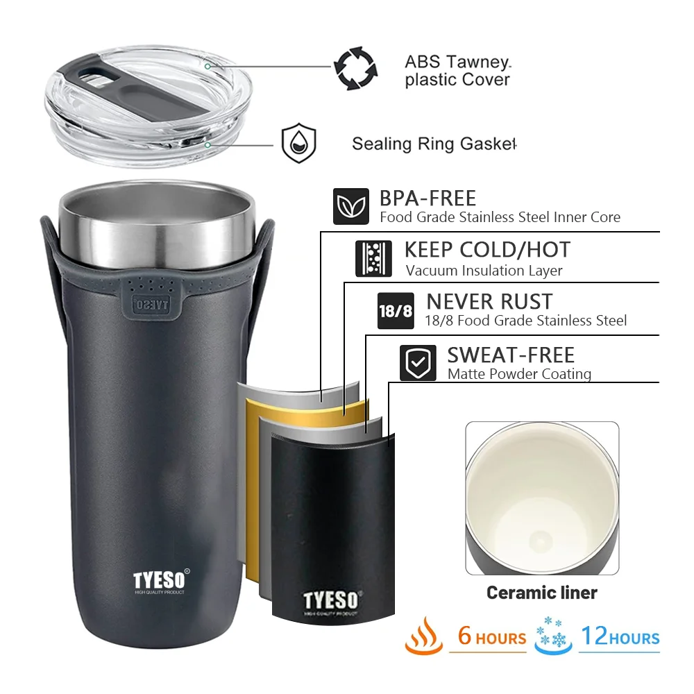 Cup Thermal Tumbler Thermal Water Bottle Coffee Travel Mug Stainless Steel Hot Coffee Thermos Insulated Vacuum Flasks thermal mug,thermal water bottle,stainless steel water bottle,stainless steel thermos bottle,water bottle,stainless steel cup,stainless steel thermos cup,stainless steel thermal container